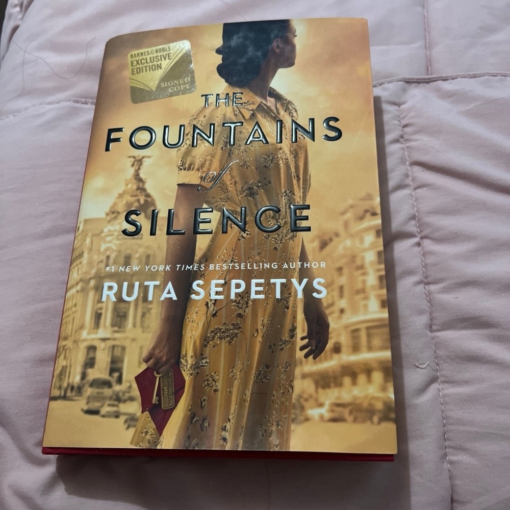 The Fountain Of Silence Rota Sepetys Barnes And Nobel Exclusive Edition Signed C